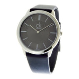 Calvin Klein Minimal Black Dial Black Leather Strap Watch for Men - K3M211C4 Buy Now By Calvin Klein
