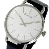 Calvin Klein Minimalist White Dial Black Leather Strap Watch for Men - K3M211C6 Buy Now By Calvin Klein