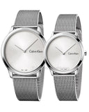 Calvin Klein Minimal Silver Dial Silver Mesh Bracelet Watch for Men - K3M211Y6 Buy Now By Calvin Klein