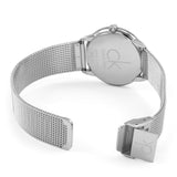 Calvin Klein Minimal White Dial Silver Mesh Bracelet Watch for Women - K3M2212Y Buy Now By Calvin Klein