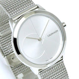 Calvin Klein Minimal Silver Dial Silver Mesh Bracelet Watch for Women - K3M2212Z Buy Now By Calvin Klein