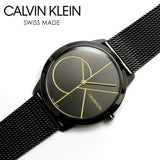 Calvin Klein Minimal Black Dial Black Mesh Bracelet Watch for Women - K3M224X1 Buy Now By Calvin Klein