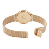 Calvin Klein Minimal White Dial Rose Gold Mesh Bracelet Watch for Women - K3M22626 Buy Now By Calvin Klein