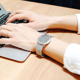 Calvin Klein Minimal Grey Dial Silver Mesh Bracelet Watch for Men - K3M52154 Buy Now By Calvin Klein