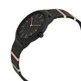 Calvin Klein Minimal Black Dial Black Steel Strap Watch For Men - K3M524Z1 Buy Now By Calvin Klein