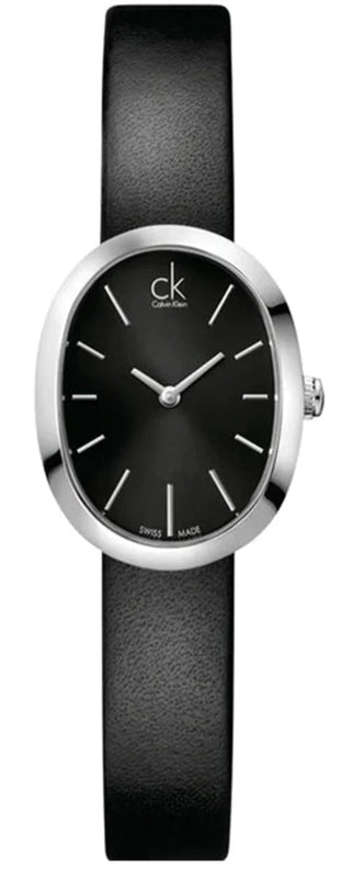 Calvin Klein Incentive Black Dial Black Rubber Strap Watch for Women - K3P231C1 Buy Now By Calvin Klein