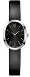 Calvin Klein Incentive Black Dial Black Rubber Strap Watch for Women - K3P231C1 Buy Now By Calvin Klein