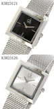 Calvin Klein Mark Black Dial Silver Mesh Bracelet Watch for Women - K3R23121 Buy Now By Calvin Klein