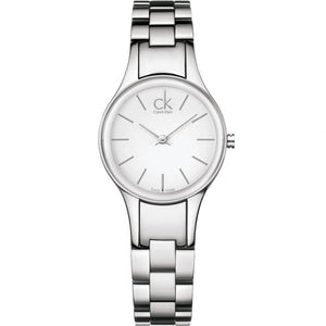 Calvin Klein Simplicity White Dial Silver Steel Strap Watch for Women - K4323126 Buy Now By Calvin Klein