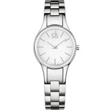 Calvin Klein Simplicity White Dial Silver Steel Strap Watch for Women - K4323126 Buy Now By Calvin Klein
