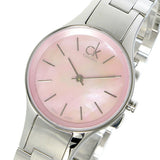 Calvin Klein Simplicity Pink Dial Silver Steel Strap Watch for Women - K432314E Buy Now By Calvin Klein