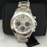 Marc Jacobs Marc Chronograph Silver Dial Silver Steel Strap Watch for Men - MBM3155 Buy Now By Marc Jacobs