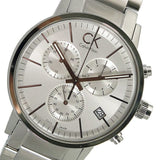 Calvin Klein Post Minimal White Dial Silver Steel Strap Watch for Men - K7627126 Buy Now By Calvin Klein