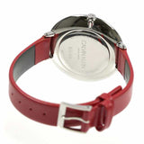 Calvin Klein Rise Yellow Red Dial Red Leather Strap Watch for Women - K7A231UP Buy Now By Calvin Klein