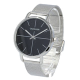 Calvin Klein Even Black Dial Silver Mesh Bracelet Watch for Women - K7B21121 Buy Now By Calvin Klein