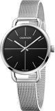 Calvin Klein Even Black Dial Silver Mesh Bracelet Watch for Women - K7B23121 Buy Now By Calvin Klein