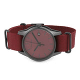 Calvin Klein Tone Maroon Dial Maroon NATO Strap Watch for Men - K7K514UP Buy Now By Calvin Klein