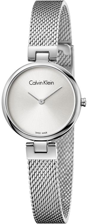 Calvin Klein Authentic White Dial Silver Mesh Bracelet Watch for Women - K8G23126 Buy Now By Calvin Klein