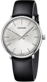 Calvin Klein High Noon Quartz White Dial Black Leather Strap Watch for Men - K8M211C6 Buy Now By Calvin Klein