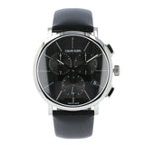 Calvin Klein Posh Black Dial Black Leather Strap Watch for Men - K8Q371C1 Buy Now By Calvin Klein