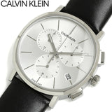 Calvin Klein Posh Silver Dial Black Leather Strap Watch for Men - K8Q371C6 Buy Now By Calvin Klein