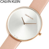 Calvin Klein Full Moon Silver Dial Pink Leather Stap Watch for Women - K8Y236Z6 Buy Now By Calvin Klein