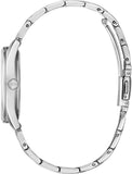 Guess Solstice Diamonds Silver Dial Silver Steel Strap Watch for Women - GW0403L1 Buy Now By Guess