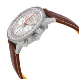 Breitling Navitimer B01 Chronograph 41 White Dial Brown Leather Strap Watch for Men - AB0139211G1P1 Buy Now By Breitling