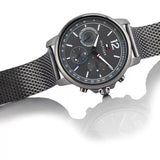 Tommy Hilfiger London Chronograph Grey Dial Grey Mesh Bracelet Watch for Men - 1791530 Buy Now By Tommy Hilfiger