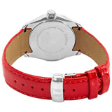 Tissot Couturier Lady Silver Dial Red Leather Strap Watch for Women - T035.210.16.031.01 Buy Now By Tissot