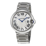 Cartier Ballon Bleu De Cartier Silver Dial Silver Steel Strap Watch for Women - W69011Z4 Buy Now By Cartier