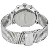 Calvin Klein High Noon Chronograph Black Dial Silver Mesh Bracelet Watch for Men - K8M27121 Buy Now By Calvin Klein