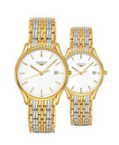 Longines Lyre Quartz White Dial Gold Stainless Steel Watch for Women - L4.859.2.12.7 Buy Now By Longines