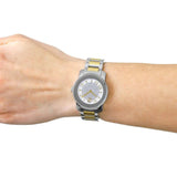 Movado Bold Silver Dial Two Tone Steel Strap Watch For Women - 3600256 Buy Now By Movado