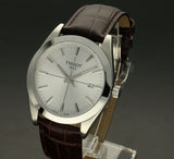 Tissot Gentlemen Silver Dial Brown Leather Strap Watch for Men - T127.410.16.031.01 Buy Now By Tissot