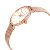 Michael Kors Pyper Quartz Mother of Pearl White Dial Rose Gold Mesh Strap Watch For Women - MK4588 Buy Now By Michael Kors