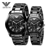 Emporio Armani Black Ceramic Dial Ceramic Strap Watch For Women - AR1401 Buy Now By Emporio Armani