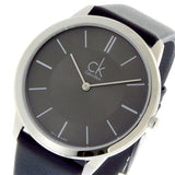 Calvin Klein Minimal Black Dial Black Leather Strap Watch for Men - K3M211C4 Buy Now By Calvin Klein