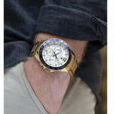 Tommy Hilfiger Luke Chronograph White Dial Gold Steel Strap Watch for Men - 1791121 Buy Now By Tommy Hilfiger