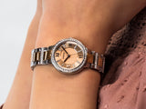 Fossil Virginia Rose Gold Dial Two Tone Steel Strap Watch for Women - ES3405 Buy Now By Fossil