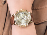 Tommy Hilfiger Claudia Rose Gold Dial Brown Leather Strap Watch for Women - 1781818 Buy Now By Tommy Hilfiger