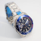 Tag Heuer Aquaracer Henrik Lundqvist Special Edition Blue Dial Silver Steel Strap Watch for Men - WAY101J.BA0746 Buy Now By Tag Heuer