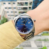 Longines Master Collection Automatic 40mm Blue Dial Silver Steel Strap Watch for Men - L2.793.4.97.6 Buy Now By Longines