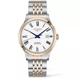 Longines Record Automatic 18K Pink Gold Watch for Men - L2.821.5.11.7 Buy Now By Longines