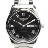 Longines Master Collection Automatic Day Date Black Dial Silver Steel Strap Watch for Men - L2.755.4.51.6 Buy Now By Longines
