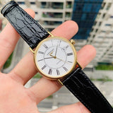Longines Presence 25.5mm Automatic White Dial Black Leather Strap Watch for Women - L4.921.2.11.2 Buy Now By Longines