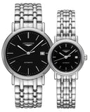 Longines Presence 25.5mm Automatic Black Dial Silver Steel Strap Watch for Women - L4.321.4.52.6 Buy Now By Longines