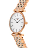 Longines La Grande Classique De Longines White Dial Two Tone Mesh Bracelet Watch for Women - L4.209.1.91.7 Buy Now By Longines