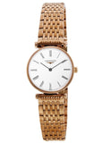 Longines La Grande Classique White Dial Rose Gold Mesh Bracelet Watch for Women - L4.209.1.91.8 Buy Now By Longines