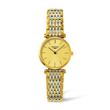 Longines La Grande Classique Quartz Gold Dial Two Tone Mesh Bracelet Watch for Women - L4.209.2.32.7 Buy Now By Longines